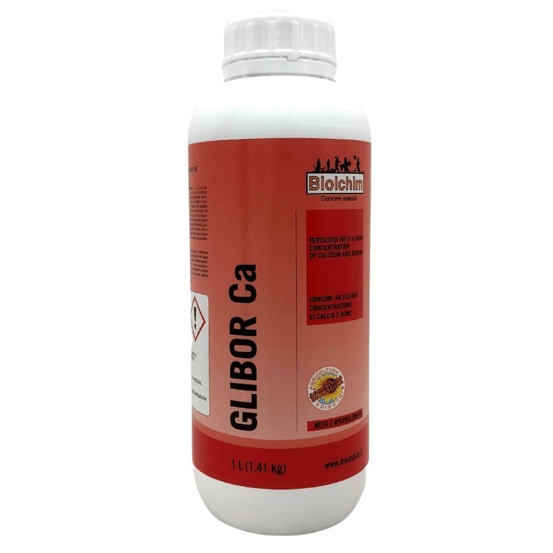 GLIBOR Ca Biolchim Concime Calcio e Boro 5 L - 1 L