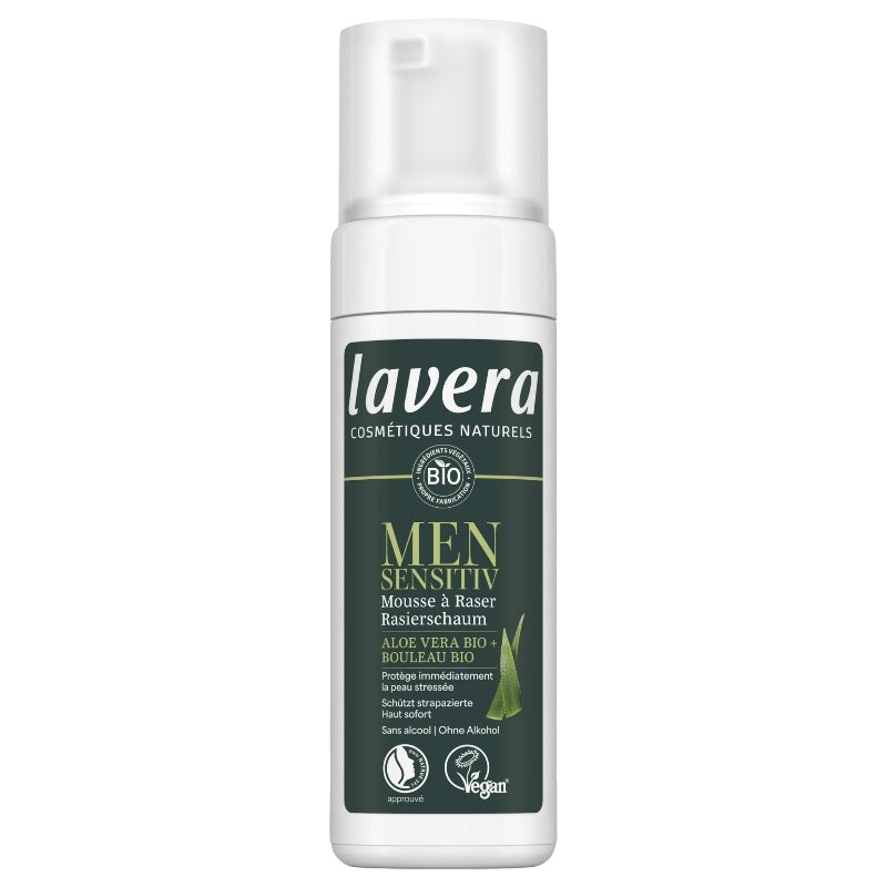 Rasierschaum fr Mnner Aloe Vera & Birke BIO 150ml | Lavera