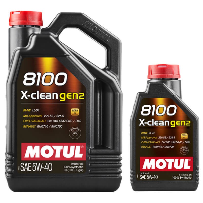 Motul 5w40 8100 X-Clean Gen2 Mejor Oferta 5+1L ✓