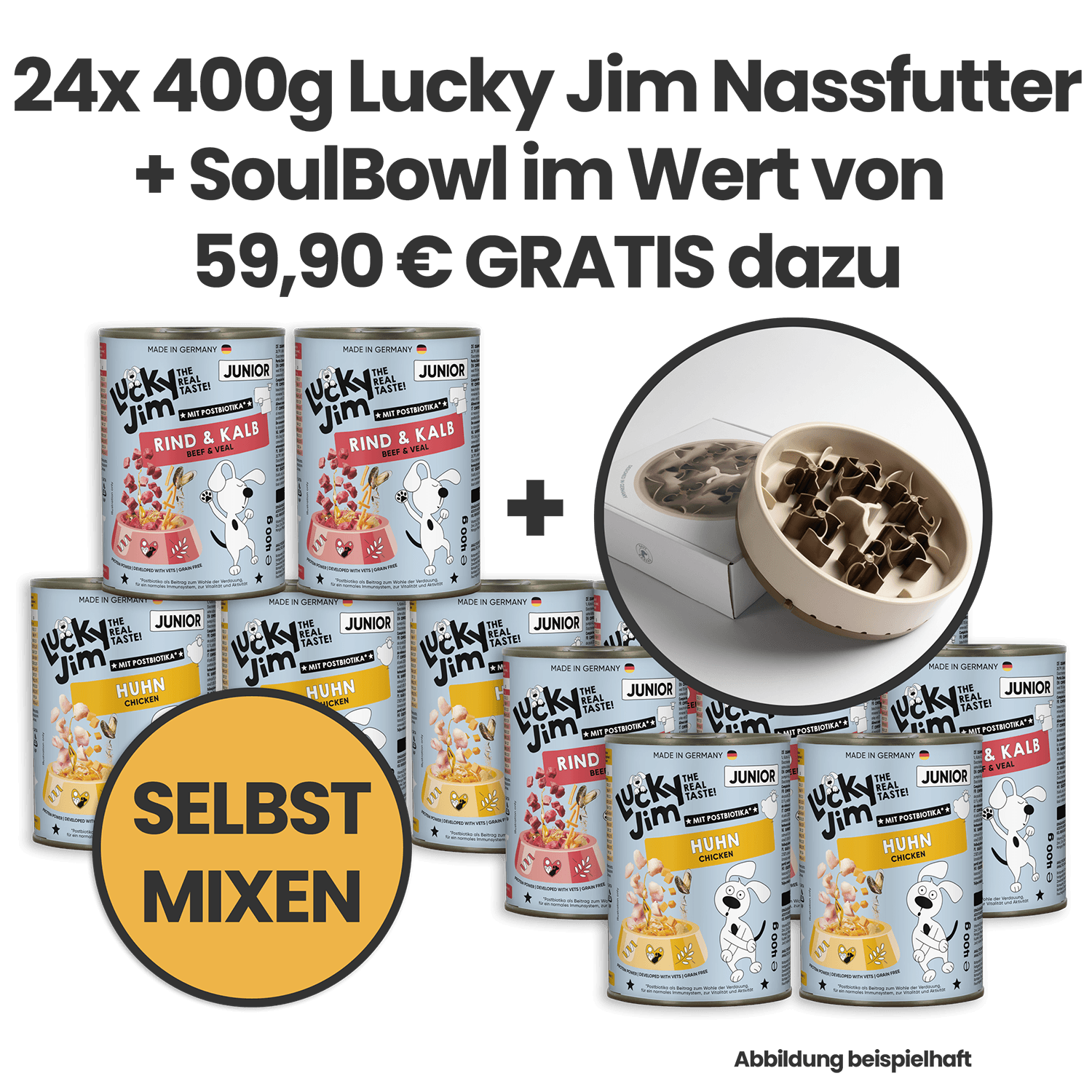 bestes nassfutter hund KallisBest Sensible Rind Pur – Welpenfutter main image 1
