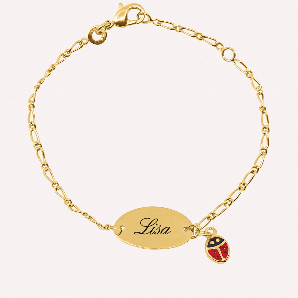 Pendentif Coccinelle Enfant - Argent 925 Et Grenat - 100% Anallergique - Bijou Bébé Fille
