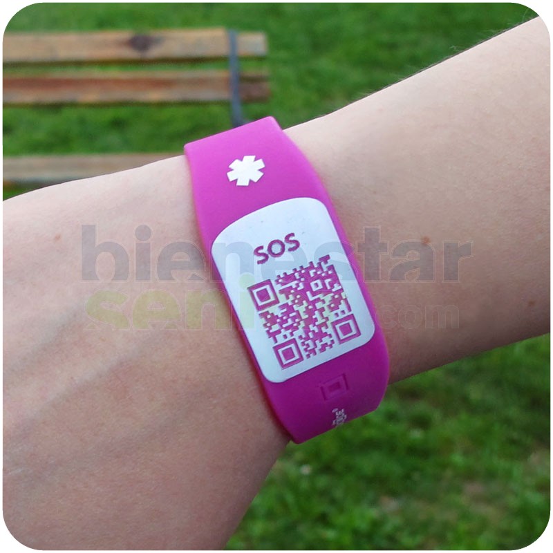 Pulsera de Identificación con Código QR Productos para mayores