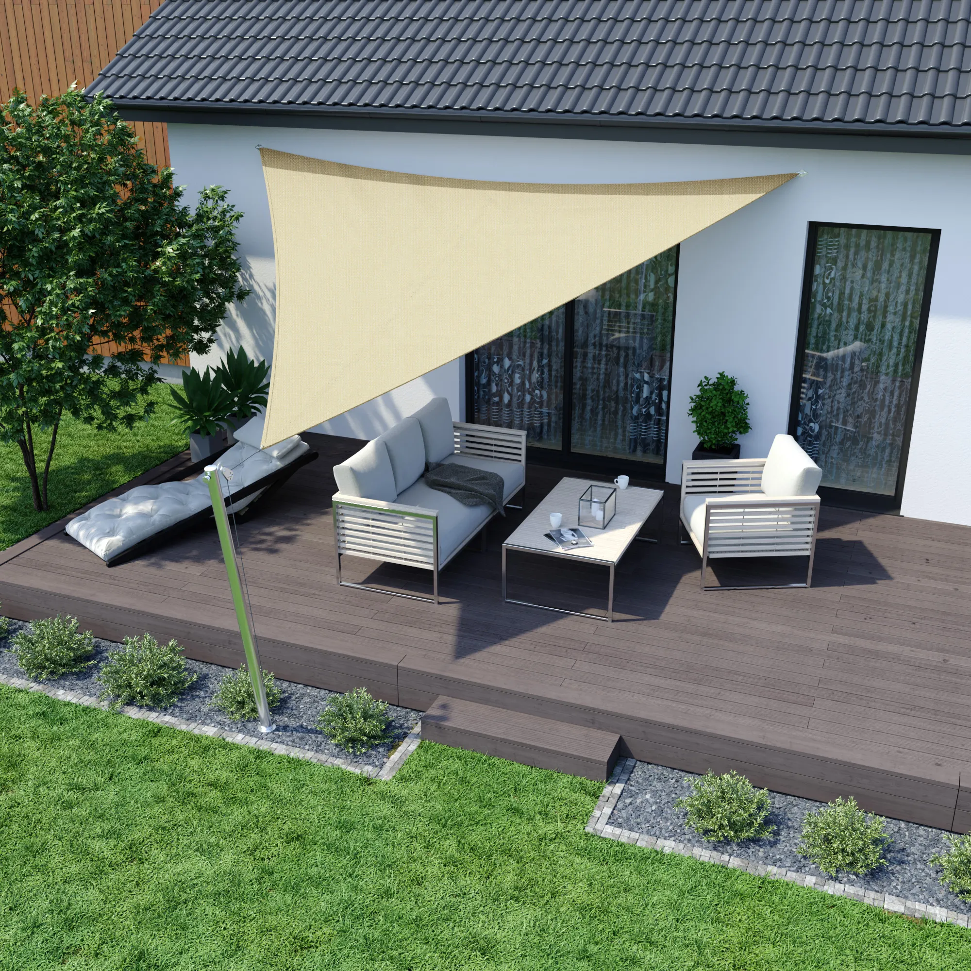 schiebe sonnensegel pujindu Versenkbares Sonnensegel, Ersatz-Vordach Schiebe-Wellen- Sonnensegel, U-förmiges Für Pergola Markise Patio (Farbe : Beige, Größe : 1.1mx10m) Engraving:Custom (+$34) Dark Tones: Recreating the flash_10