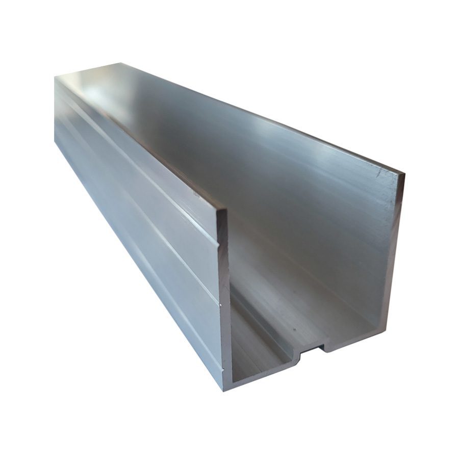 Alu Solarprofil 40x40mm Typ T Gal Industrial Aluminiumprofil 40x40 Mm Typ T – Solarschiene Nut 8 & 10, 160 Cm Länge, Eloxiert, Für Photovoltaik-Montage