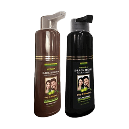 Veinira Hair Color Shampoo Black/Dark Brown 200ml - Gtworld.de