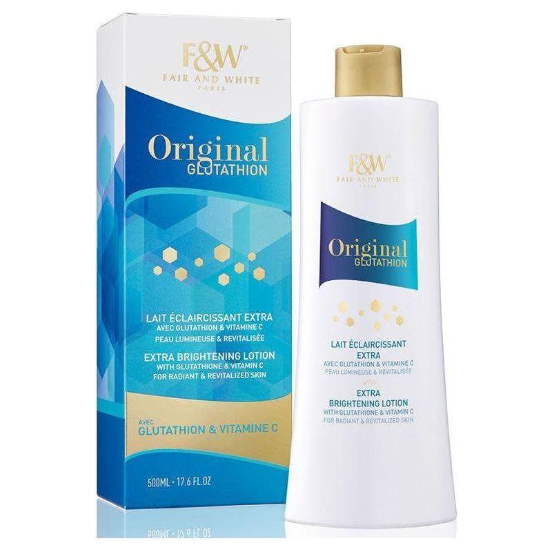 glutathione and vitamin c iv drip benefits Fair & White Original Glutathione Extra Brightening Lotion 500ml