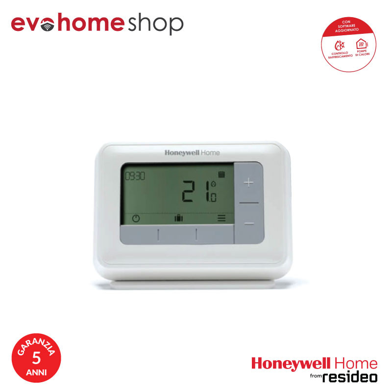 Termostato Honeywell T4h110a1022 Cronotermostato Digitale T4