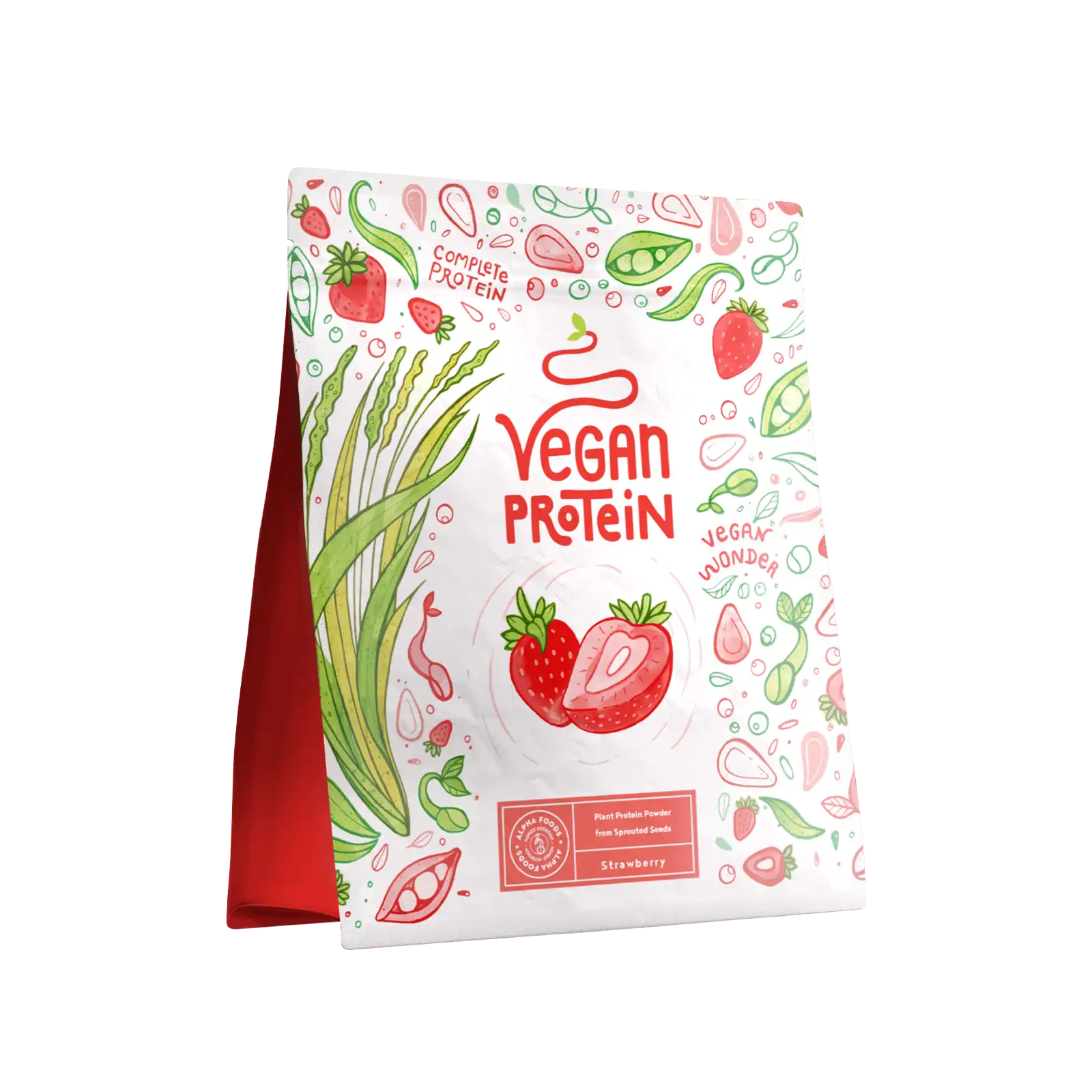 Proteine vegane in polvere - Proteine vegetali da piselli, riso, mandorle e canapa - Senza soia - Deliziose e cremose - (750 g, Caramello Salato