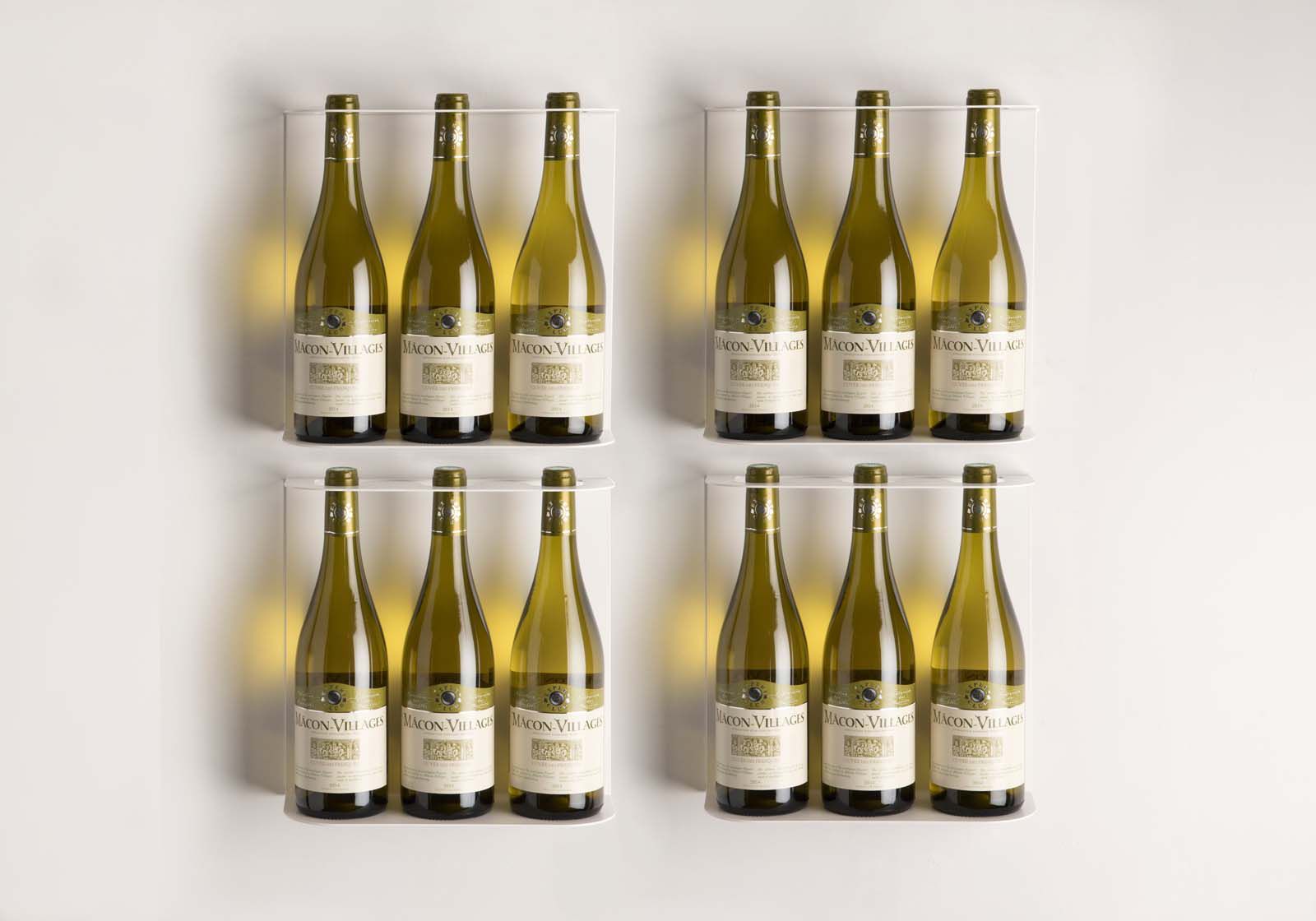 Casier à Vin En Bambou Dripex - Range 12 Bouteilles 3 Étagères - Idéal Cuisine, Bar, Cave (40x24x30cm)