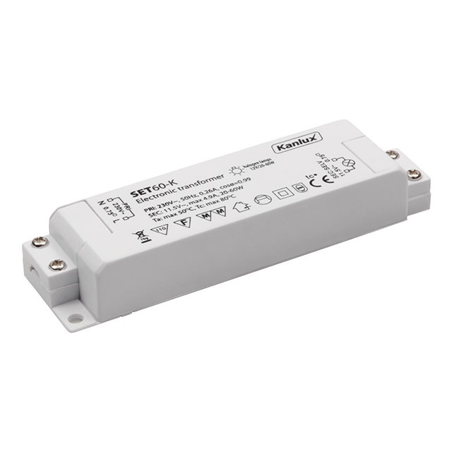 Transformateur électronique SEET Modèle PLUS 20-60 Watts - Pour Halogène 12V, Occasion Peu Servi