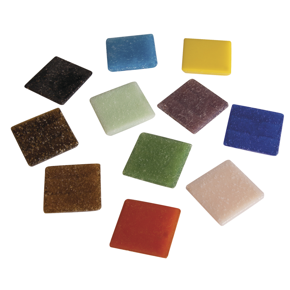 Tesselles Mosaïque Rayher Artdecor - 160 Pièces 2x2cm - Nature - Pour Déco Intérieur/Extérieur