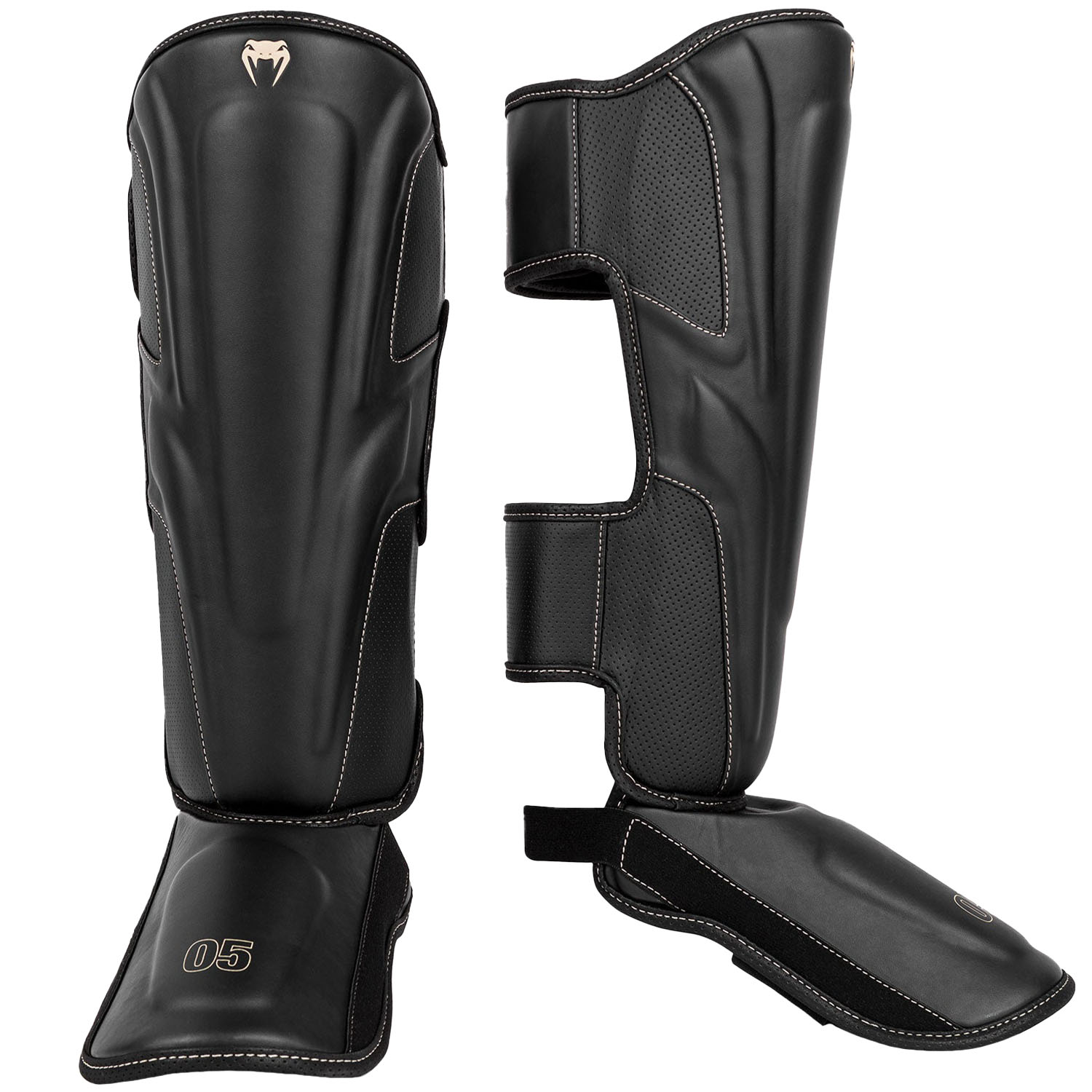 VENUM Shin Guards, Impact Evo, black, XL | Equipment