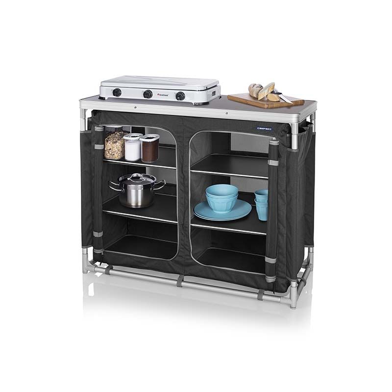 Campart Travel Buitenkeuken Madrid 102x47x82 cm grijs
