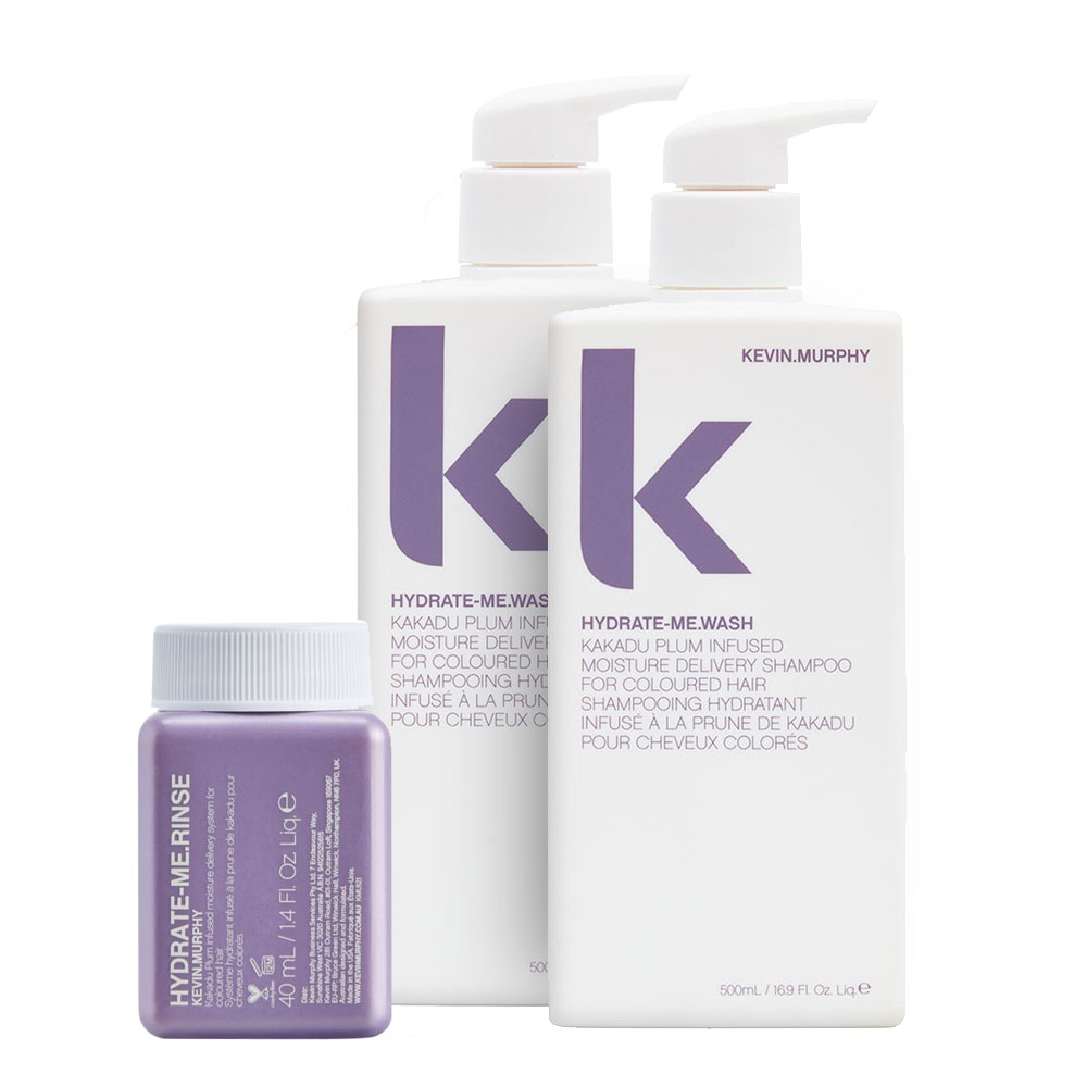 Kevin.Murphy HYDRATE-ME.WASH & RINSE SET (2x500 ml + 1x40ml) | set