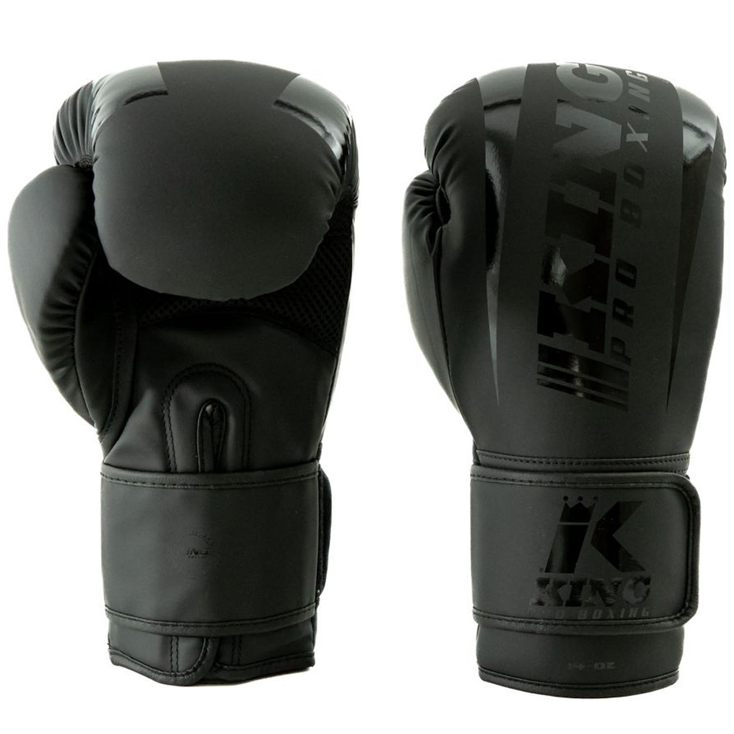 KING PRO BOXING Boxing Gloves, Revo 4, black, 12 Oz Boxing Gloves
