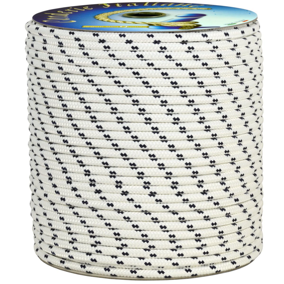 Cima Barca Ormeggio Corda Treccia Fiocco 8 Mm - 30 Mt, Colore Canapa, Per Barche E Decorazione Corde Nautiche - Foto 3