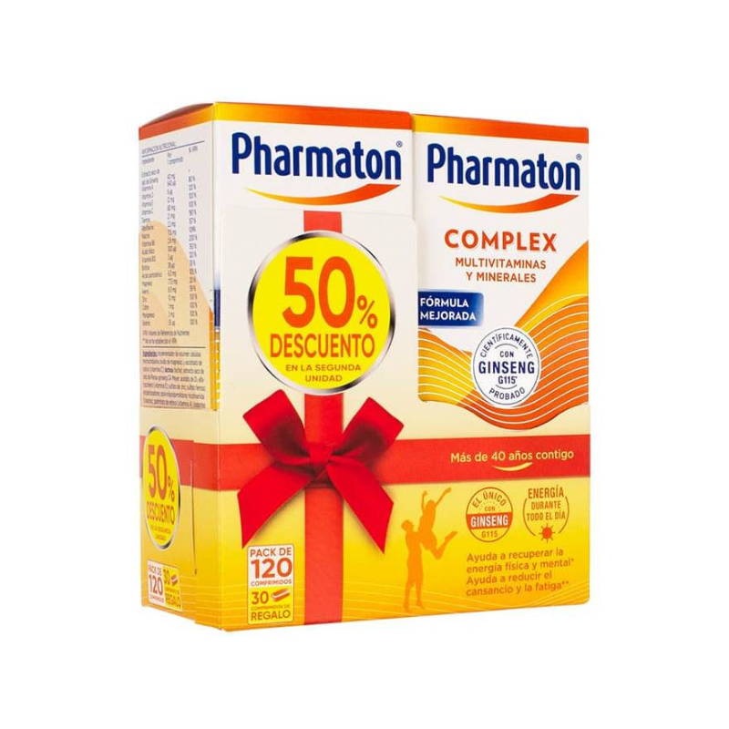 PHARMATON COMPLEX PACK 50% (120 comprimidos)