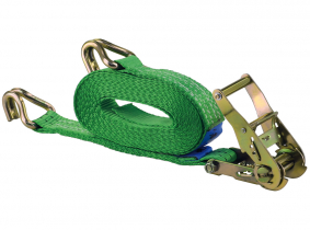 SICURIT. Lot De 4 Sangles D'arrimage U00e0 Cliquet - 6 M, 1000 Kg - Certifiu00e9es Tu00dcV G/S - DIN EN