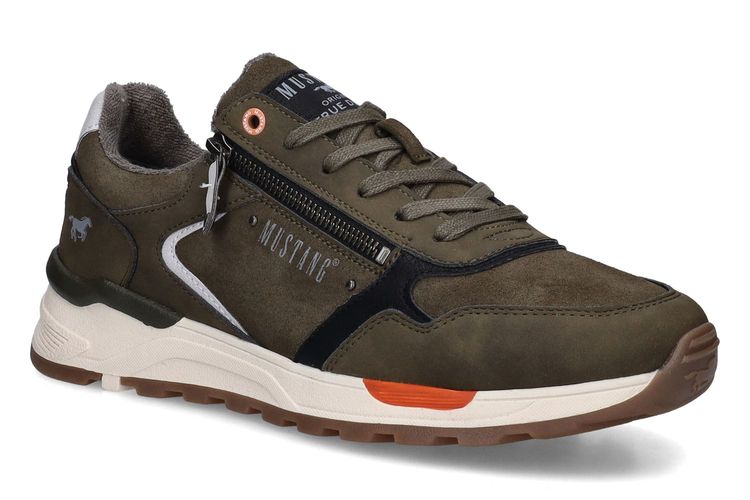 Detente Marron Chaussure Mustang Homme Baskets Basses Mustang