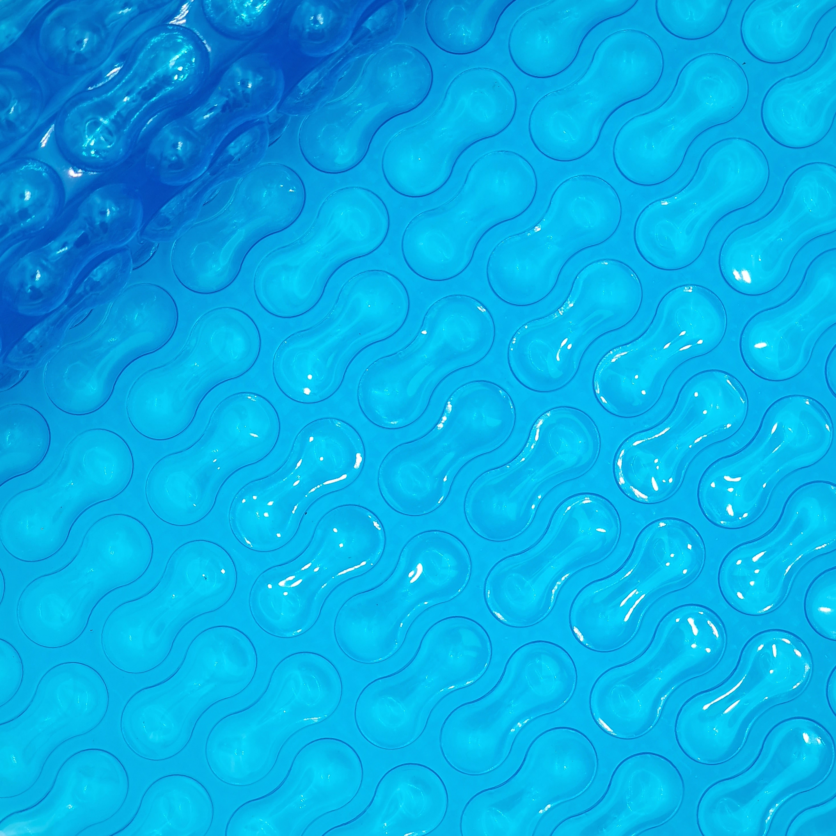 EVOLUTION Solarplane 650x350 Cm Darkblue-Silver - Pool Abdeckung 400µm