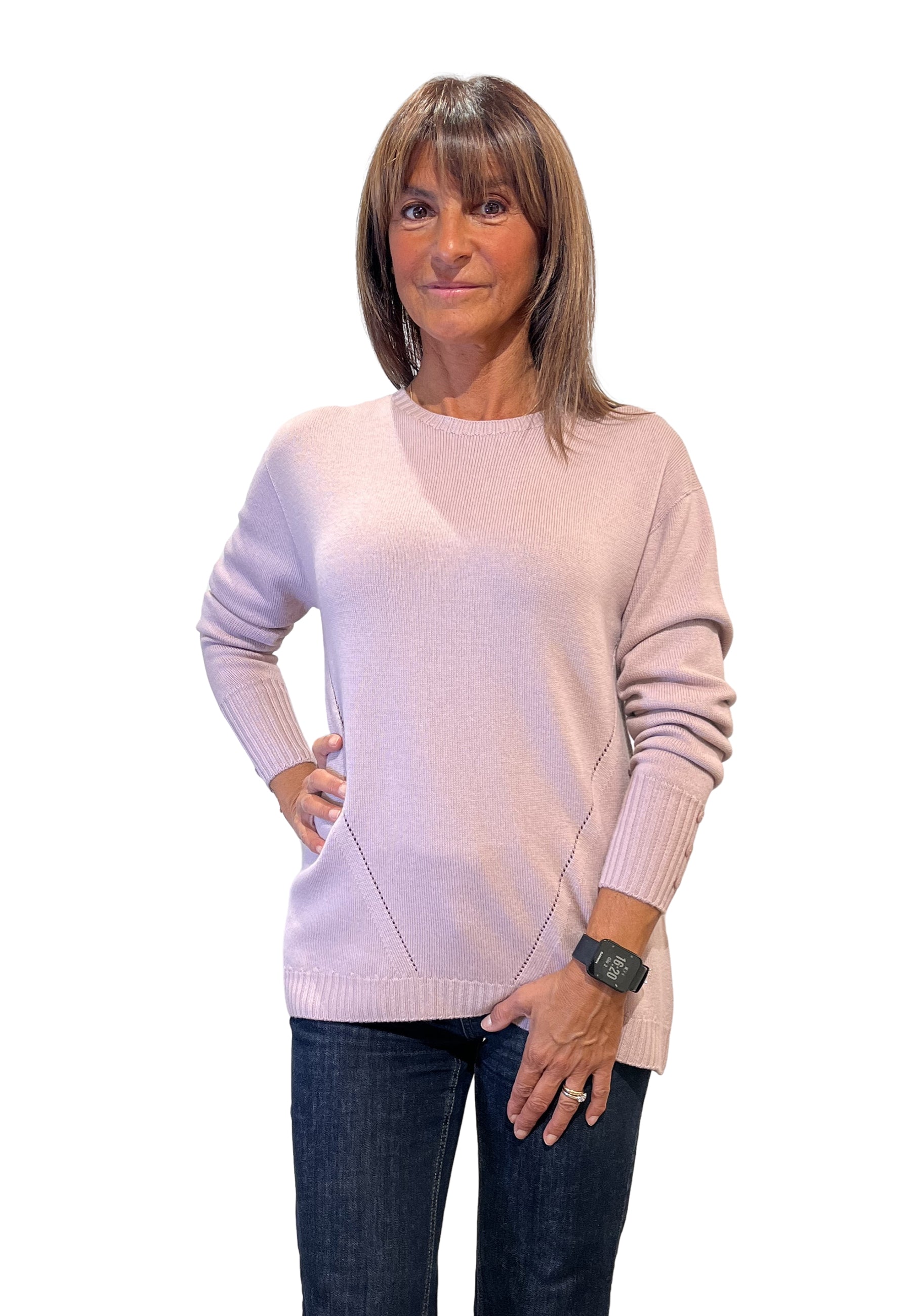 Pull Femme 8PM – Laine Et Acrylique Multicolor Cuivre – Modèle Angelica Made In Italy – Neuf Avec étiquettes