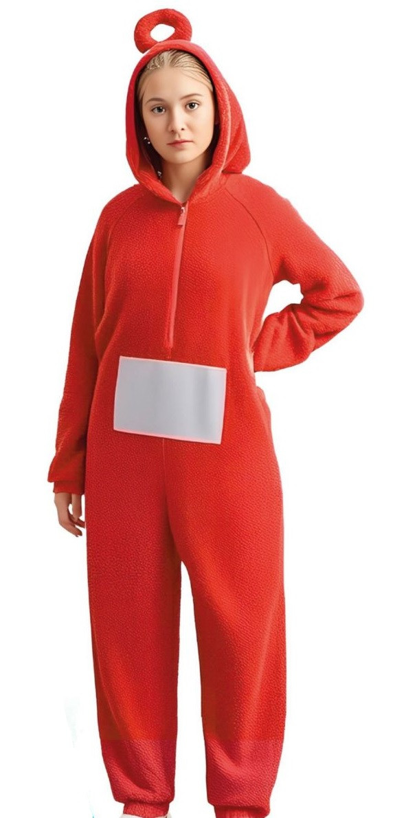 Disfraz Kigurumi Extraterrestre Infantil: Suave Y Calentito, Inspirado En Teletubbies, Talla S Amarillo