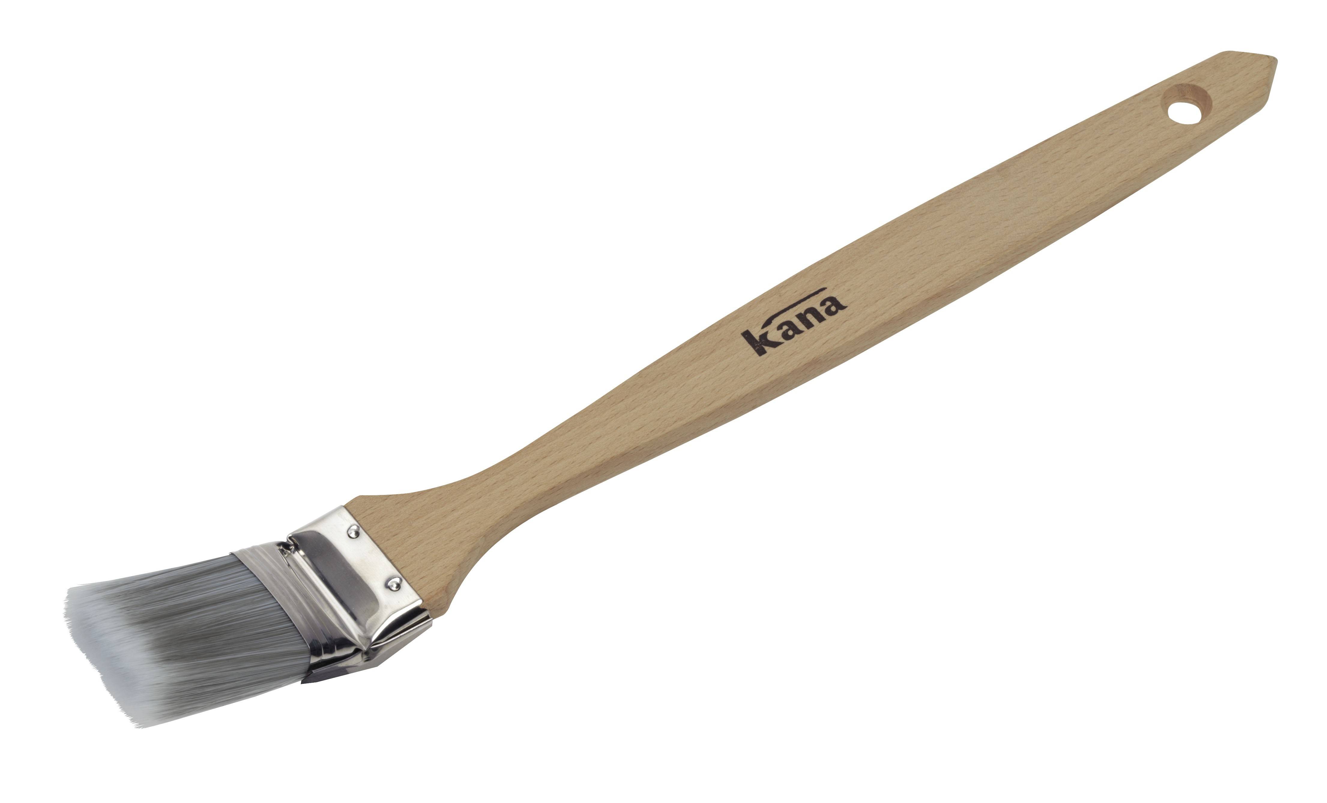 Pennello Faithfull Striker a lunga portata – Testa angolata da 50 mm (2 pollici) con manico in legno da 60 cm (24 pollici) per aree difficili da raggiungere