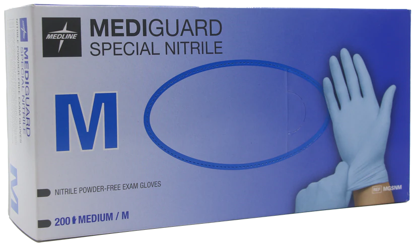 Guanti Nitrile Senza Polvere Azzurri - Tg.s Misura 7 In Conf. Da 200pz - Foto 9