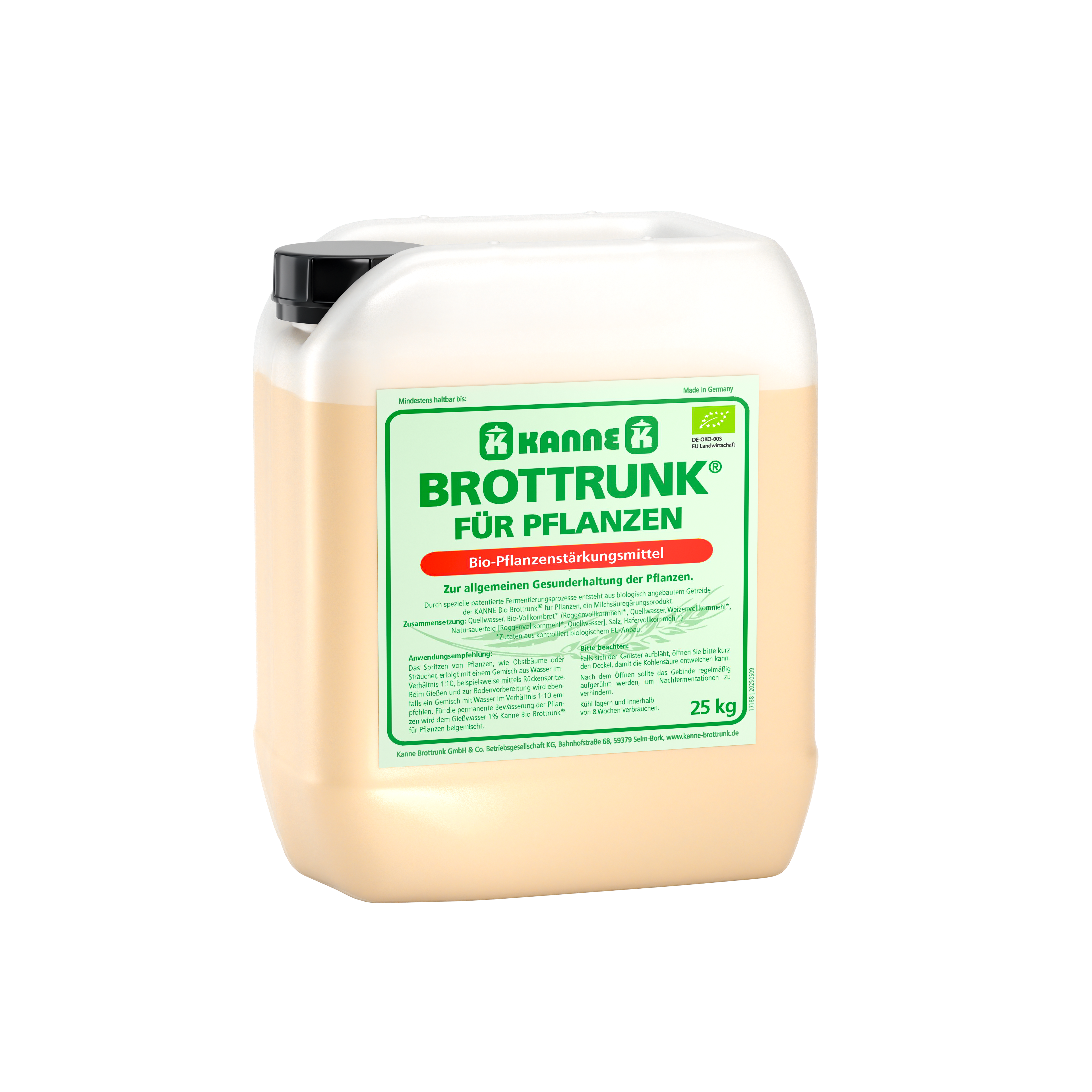 Original Kanne Bio Brottrunk fr Pflanzen 25 kg