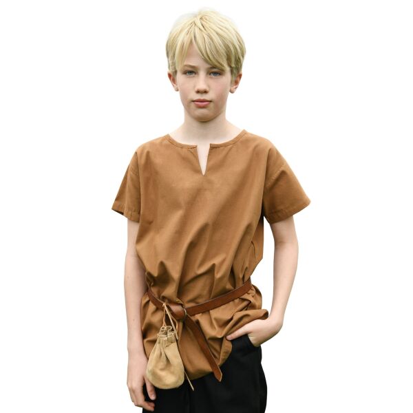 Kinder Mittelalter-Tunika Linus, kurzarm, rot Kinder Mittelalter-Tunika Linus, kurzarm, rot