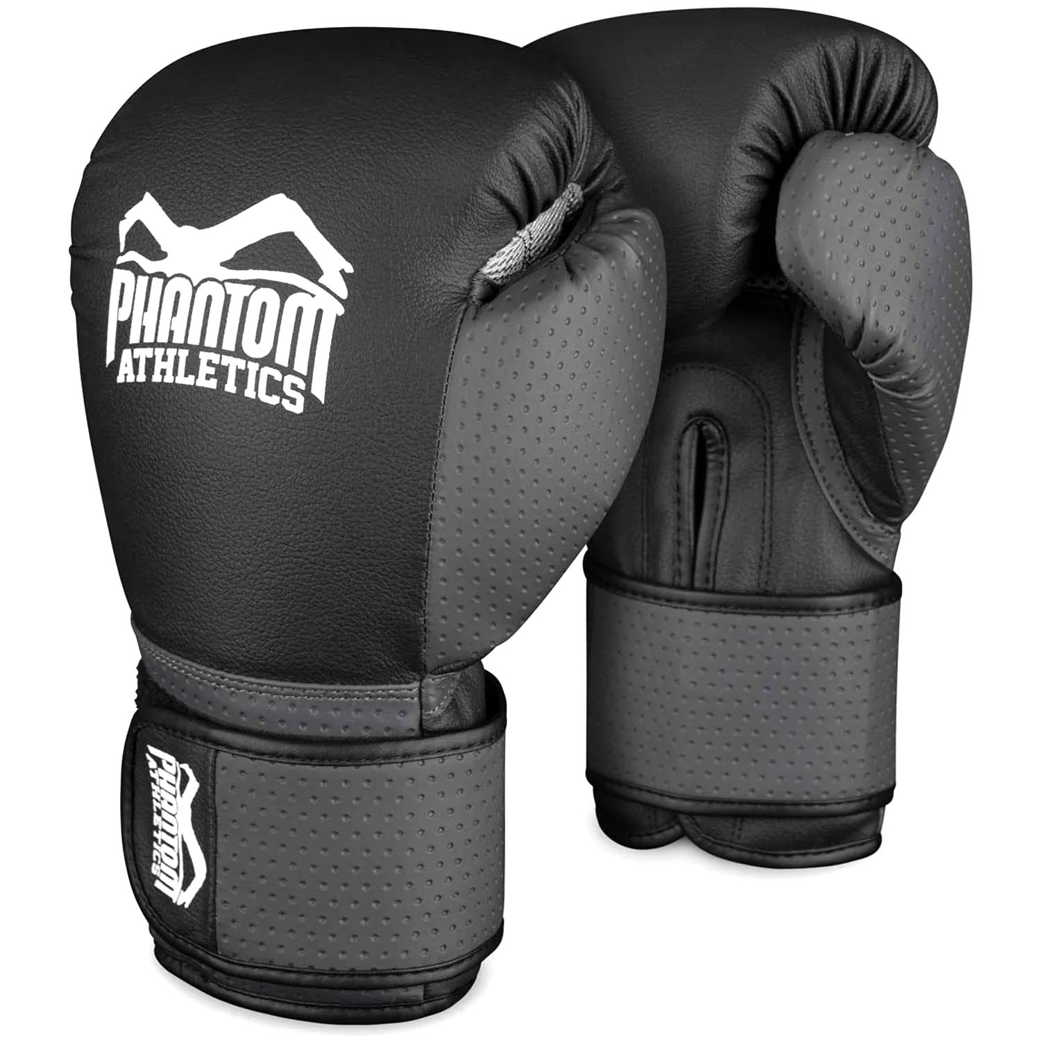 Phantom Athletics Boxing Gloves, Reaper, black, 12 Oz Boxing Gloves