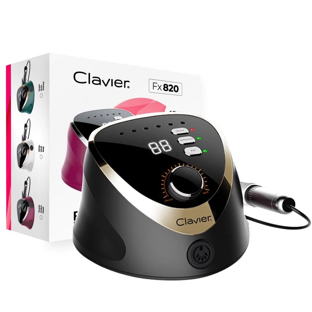 CLAVIER Frezarka do manicure FX 820 65W czarna