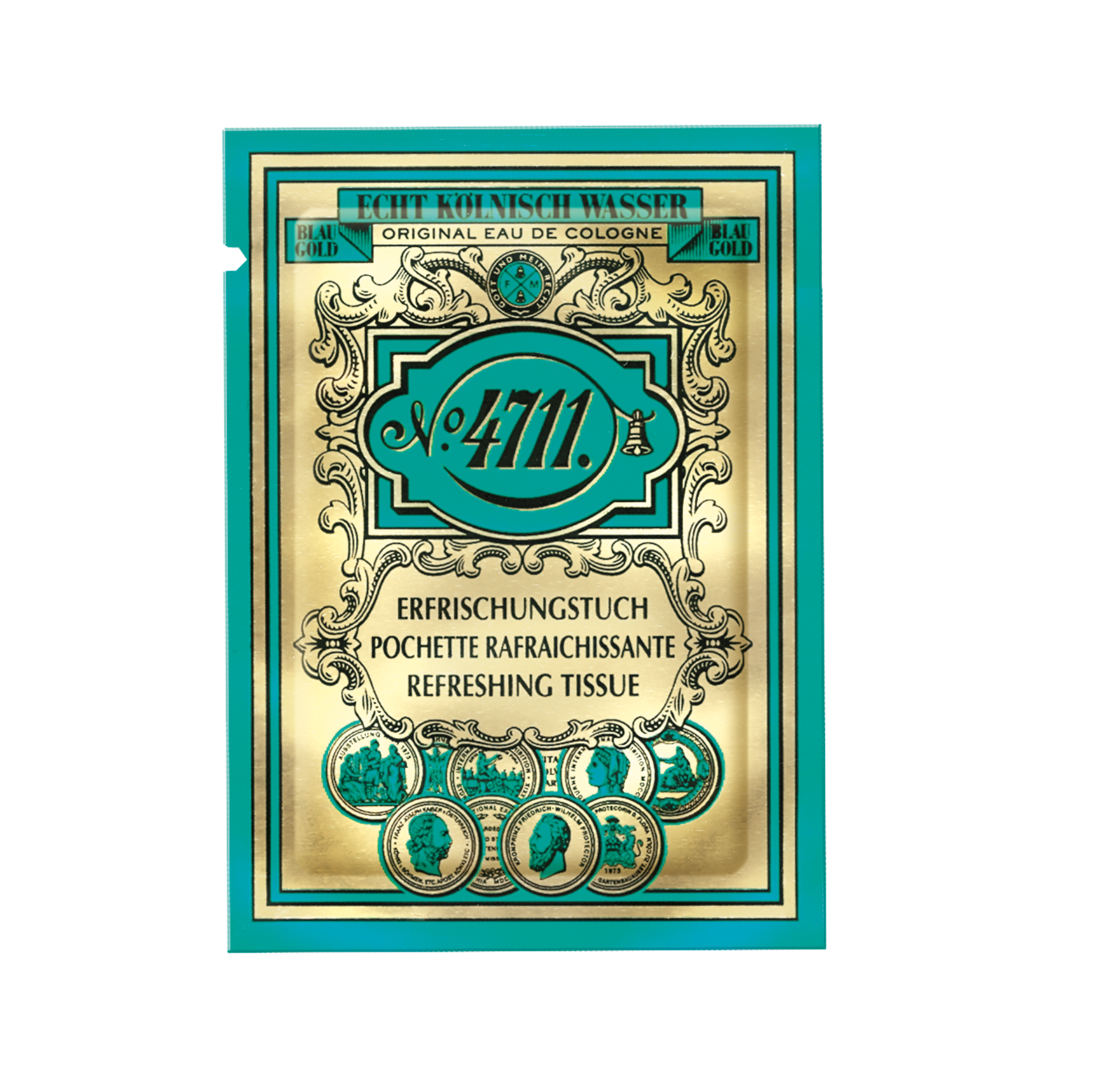 つねりん No.471 4711 Original Eau de Cologne Refreshing Wipes