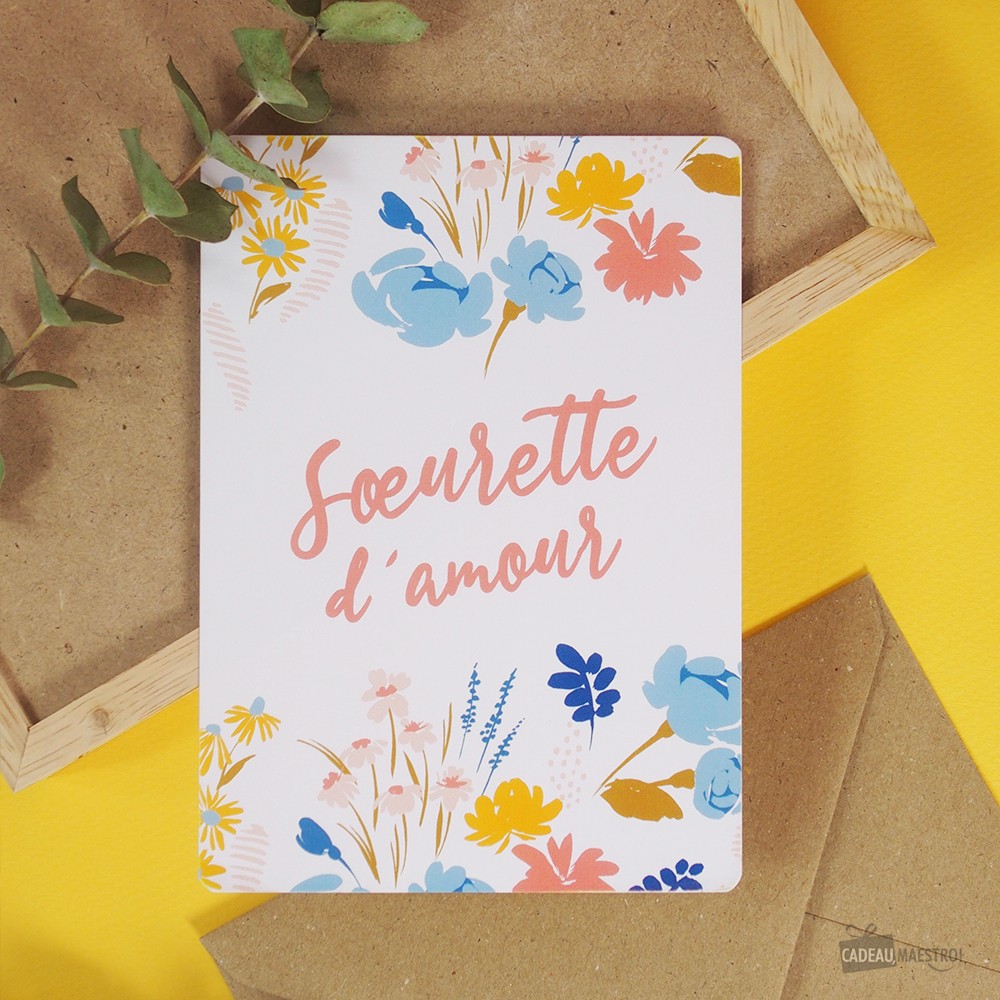 Carte Anniversaire 40 Ans Pour Sœur - Message 'Avec Amour Toujours' - Taille Medium, Neuve Hallmark