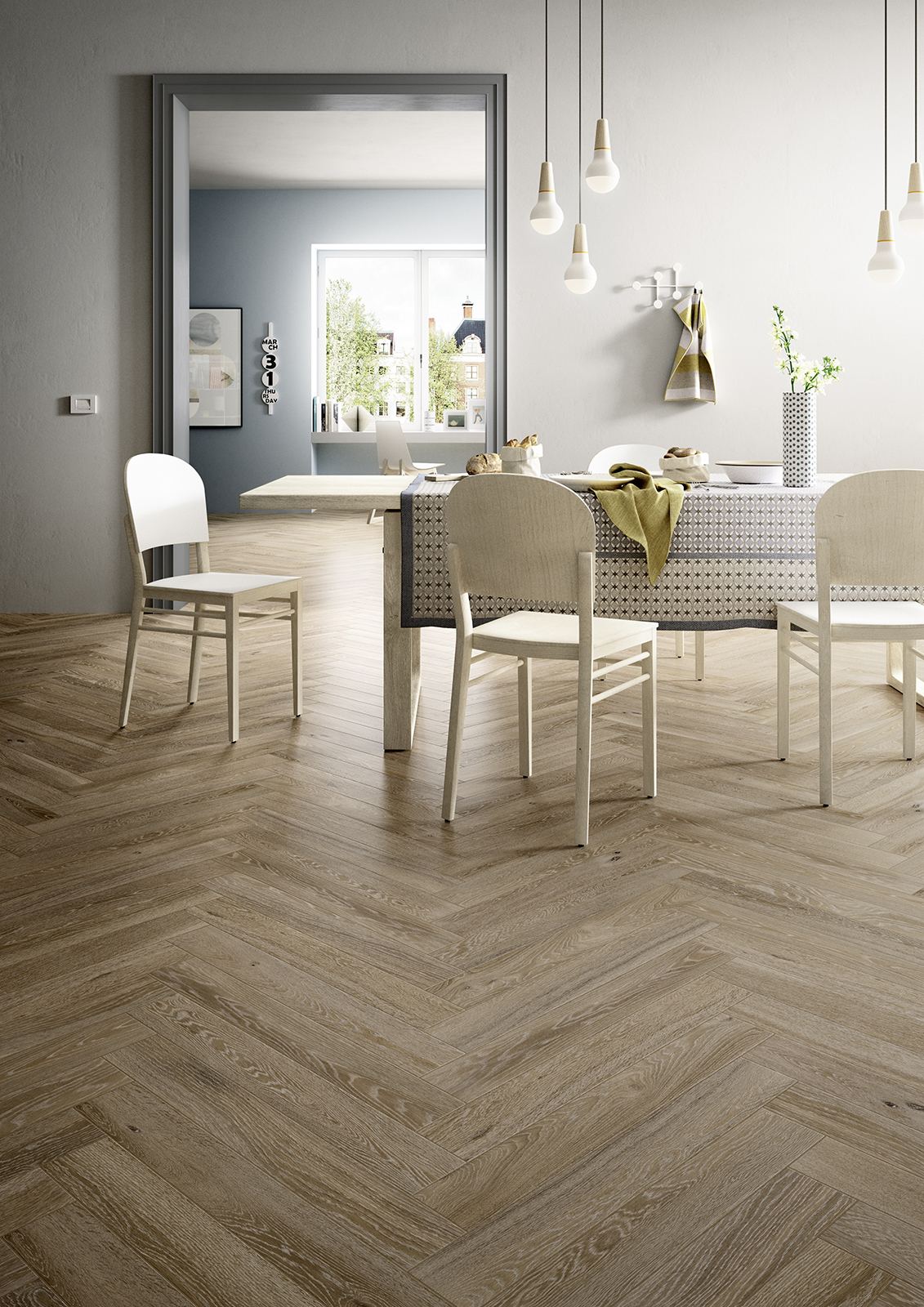 Casa39 Marazzi Treverkstage Brown Grip 20x120 cm M4EG Carrelage imitation boi
