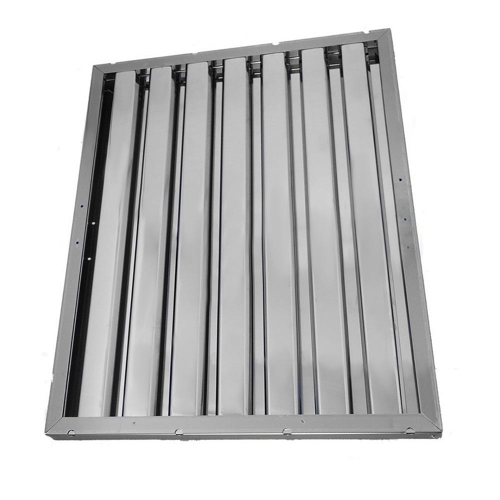 AllSpares Flammschutzfilter Für Dunstabzugshauben – Edelstahl, Typ B, 400x400x25mm – Professioneller Küchenschutz