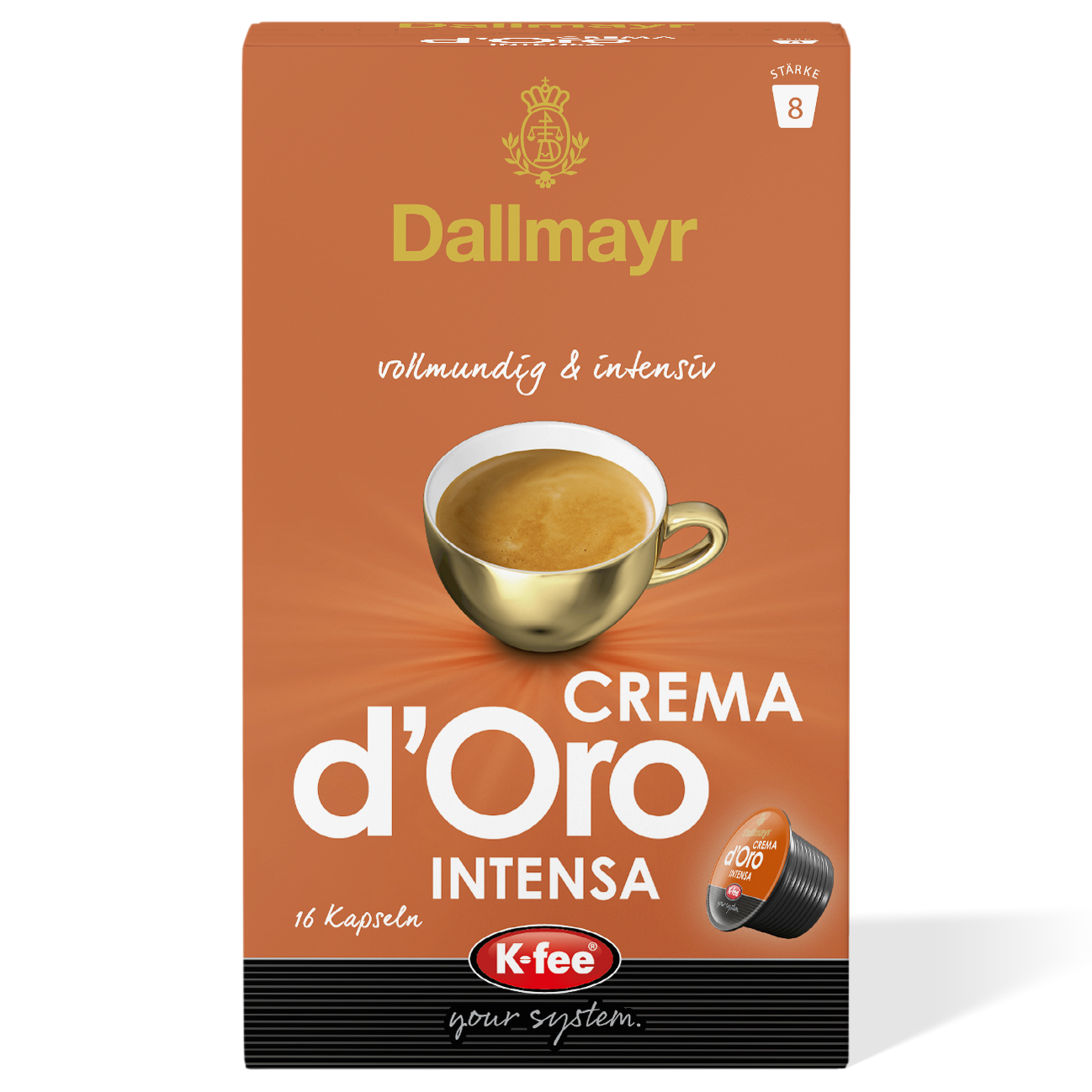 Dallmayr Crema d'Oro Intensa Kaffeekapseln günstig online