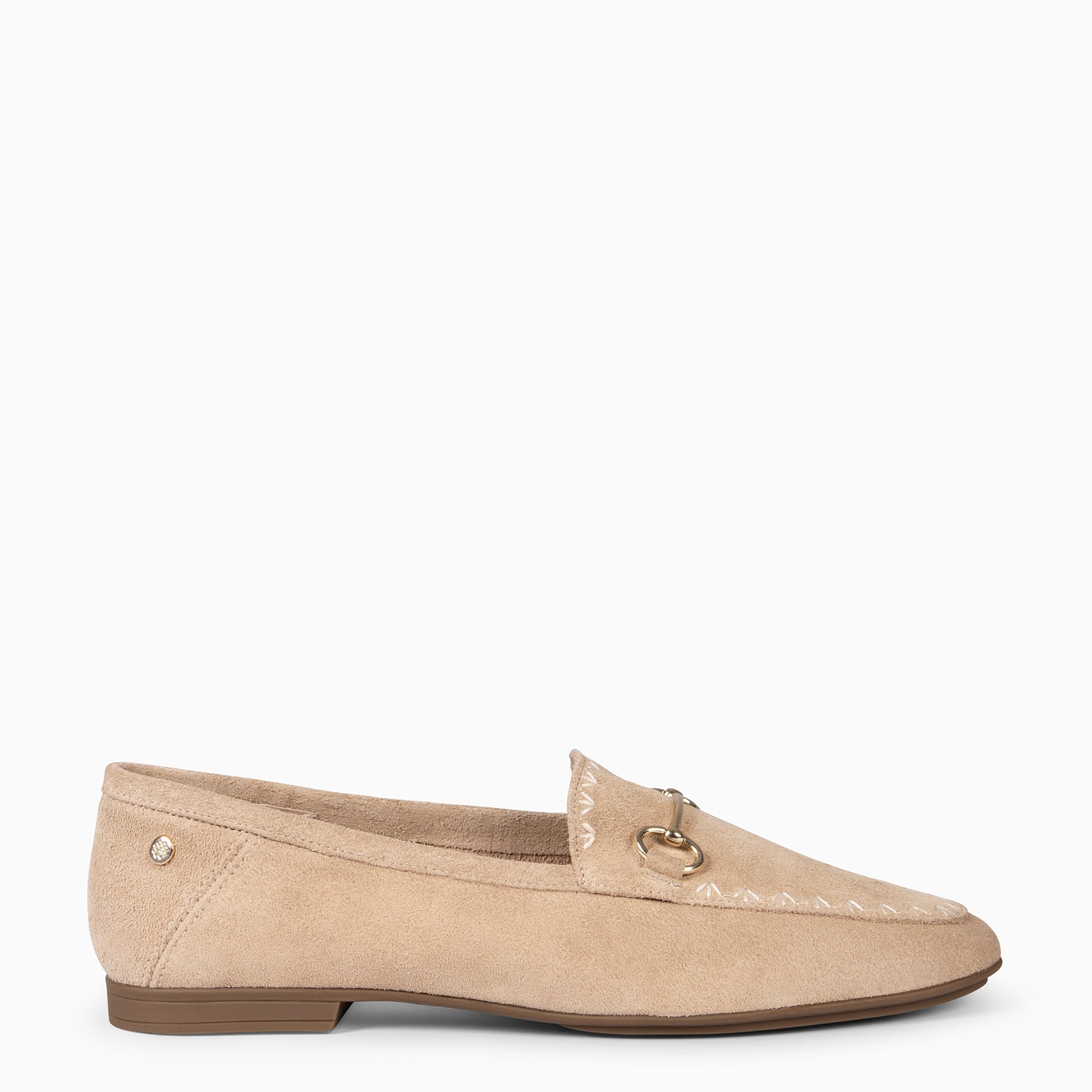 Mocassins Plats Femme Sesto Meucci En Cuir D'agneau - Pointure 40 (9 US) - Beige - Neufs Sans Boîte D'origine