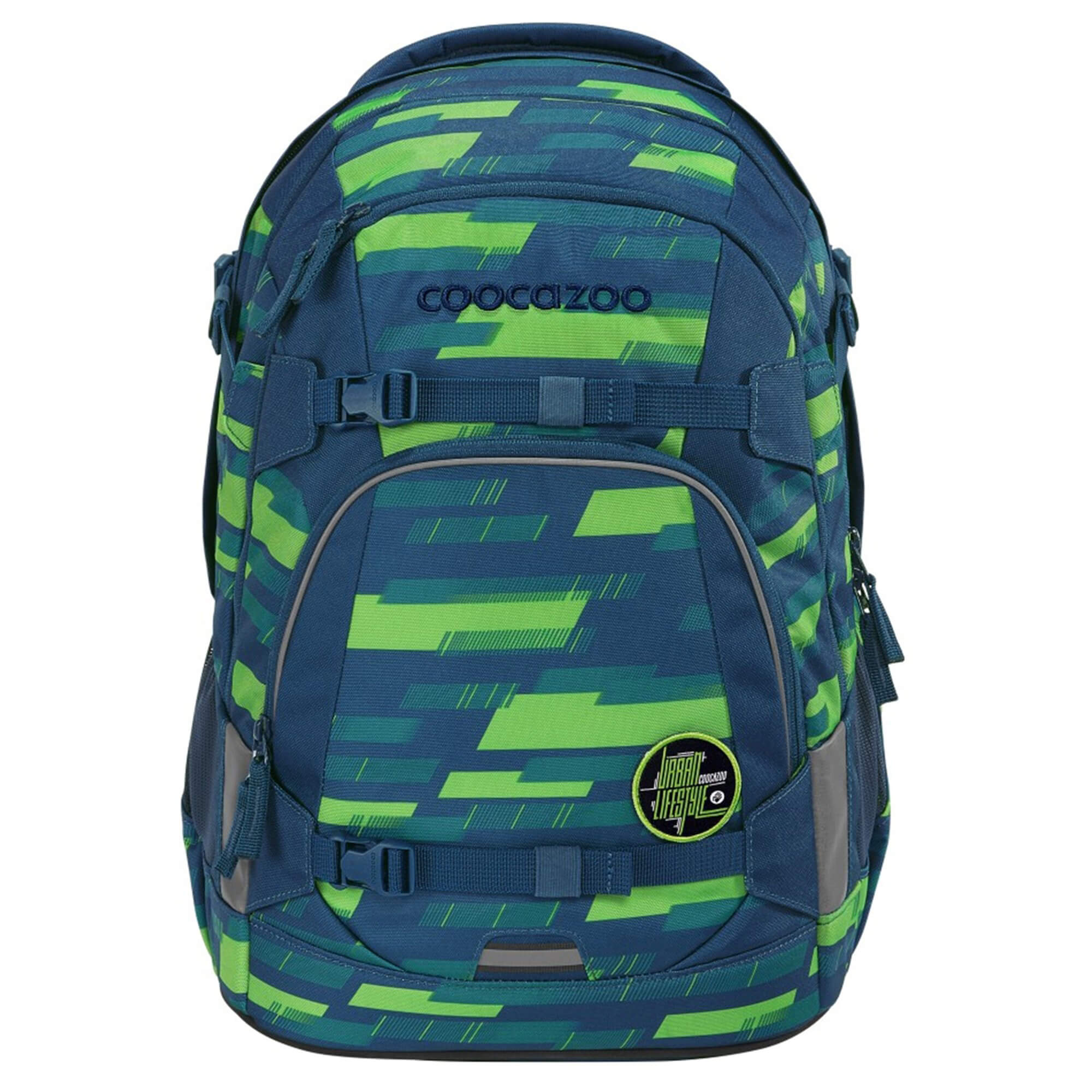 Coocazoo Mate Schulrucksack 44 cm - Lime Stripe kaufen – Markenkoffer
